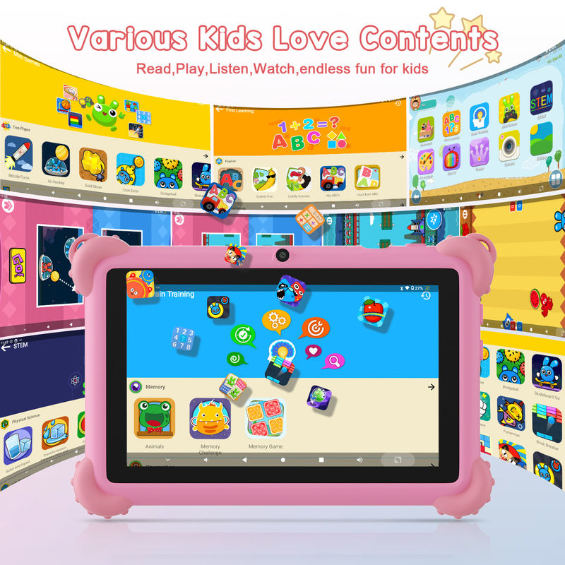 C アイデア Android 13 キッズ タブレット 4 ((2+2) + 32GB 教育タブレット 学生 CM91