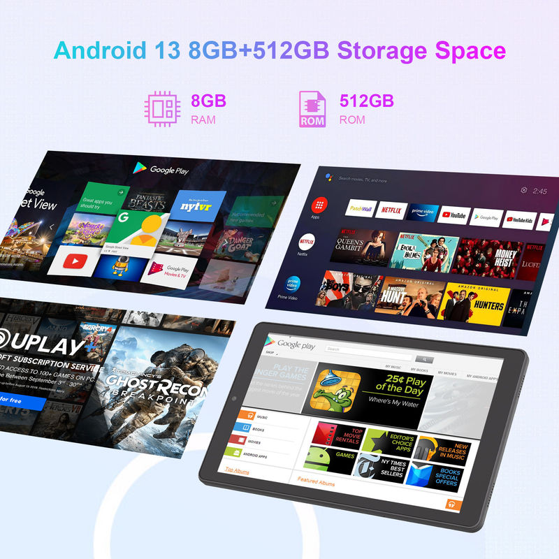C アイデア アンドロイド タブレット 800×1280 IPS スクリーン スマート タブレット PC With Sim For Education CM935 黒