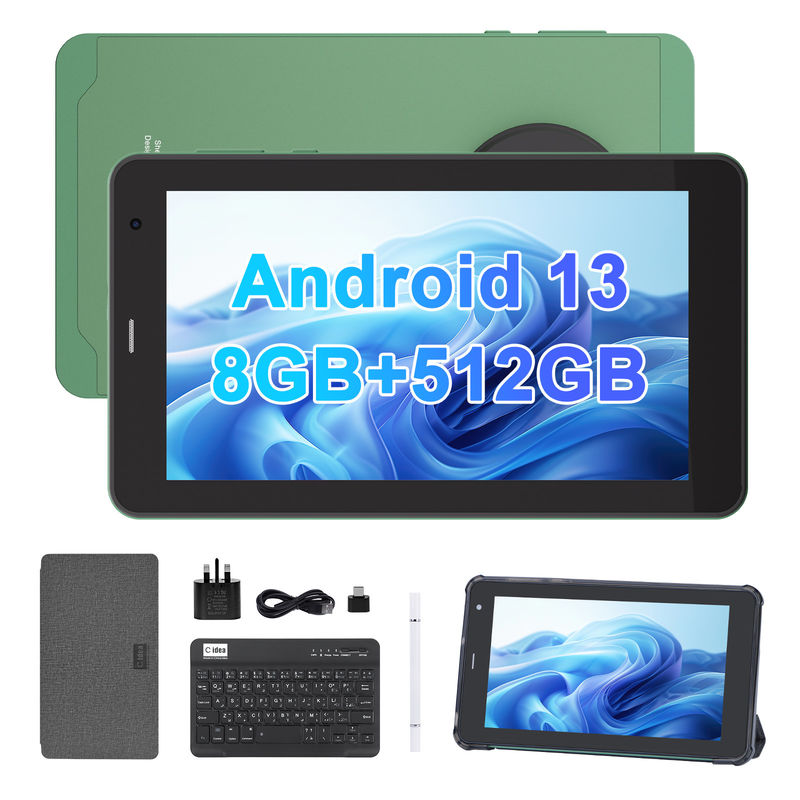C アイデア 7 インチ タブレット SIM Wifi アンドロイド スマート タブレット PC 教育用 CM518 Pro グリーン