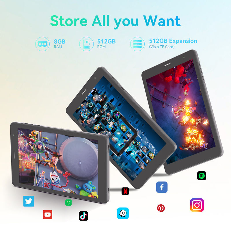 C アイデア クアッドコア アンドロイド タブレット 携帯8インチ タブレット 学生用 SIM CM828 黒