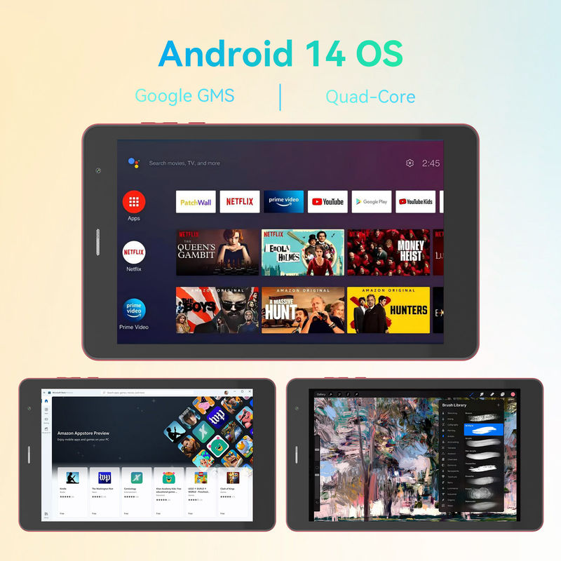 C アイデア 5g アンドロイド タブレット 8+512gb 8インチ タブレット 学生用 シムとWi-Fi Cm828 赤