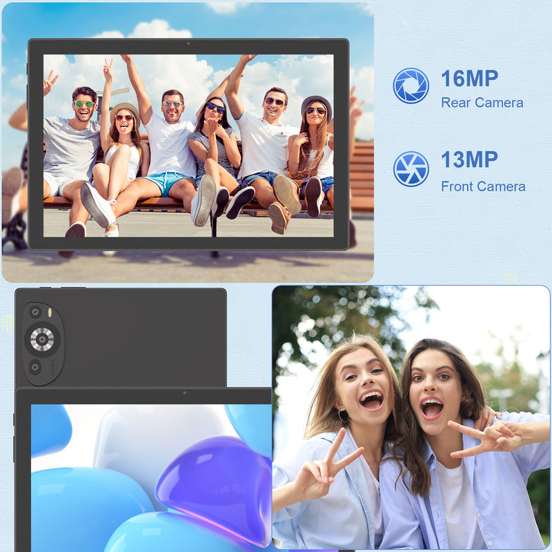 C アイデア 10.1 インチ Wifi 教育用 Android タブレット PC 付き SIM サポートキーボード M8200 Plus ブラック