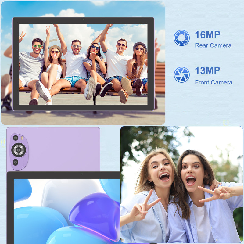 C アイデア Android 14 タブ 512GB 学生向けの教育タブレット キーボード Cm8200プラス紫
