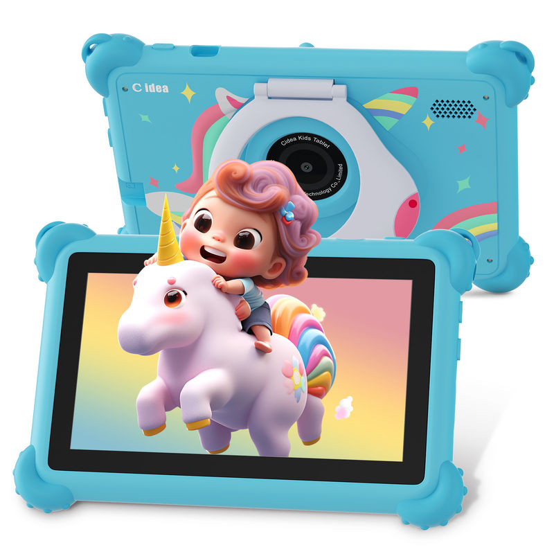 最新タブレットC アイデア 4+32GB Android 13 タブレット キッドパッド 教育用APP CM91 青