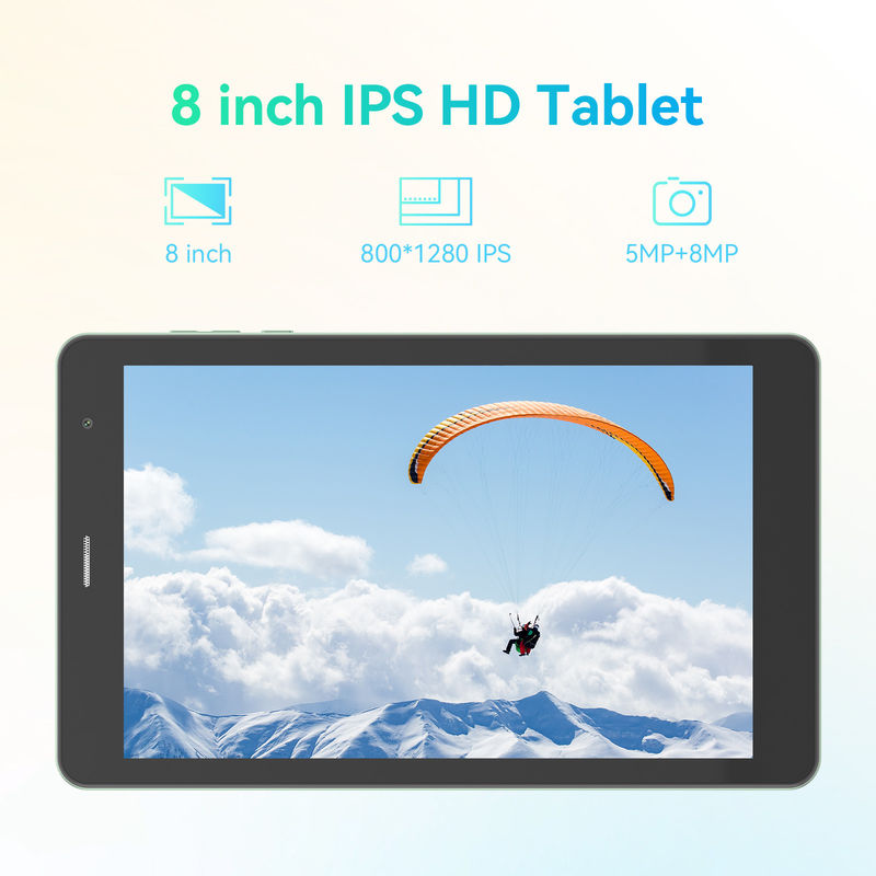C アイデア 卸売 タブレット 8 インチ 800*1280HD IPS デュアルカメラ アンドロイド タブレット PC With Sim For Learning CM828 グリーン