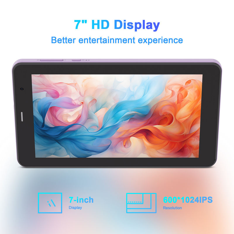 C アイデア Android 13 教育タブレット, 8+512GB,携帯型7インチタブレットPC シンサポート CM518pro紫