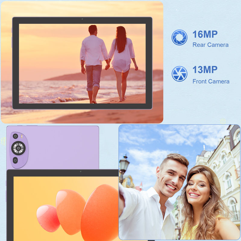 C アイデア 10インチ Android 14 教育タブレット 512GB SIM対応の学生向け CM8200Plus 紫