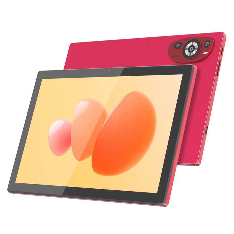 C アイデア 10.1 インチ Android 14 スマート タブレット PC 双SIMサポート CM8200Plus 赤