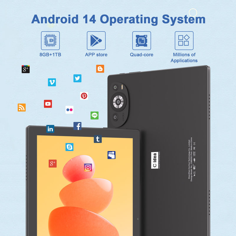 C アイデア 10.1 インチ Wifi タブレット シム対応キーボード 教育用 Android タブレット PC M8200 Plus ブラック