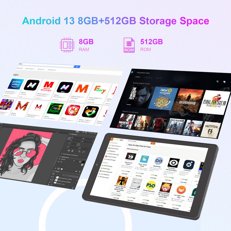 C アイデア アンドロイド タブレット 800×1280 IPS スクリーン 9 IN スマート タブレット PC With Sim For Education CM935 黒