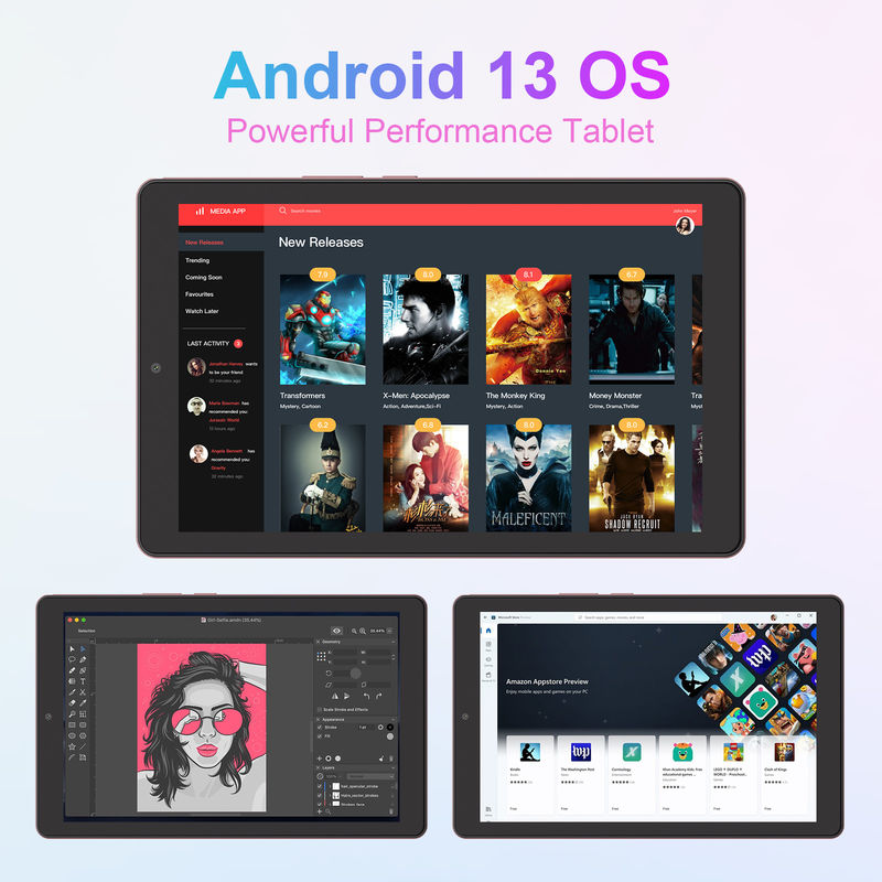 C アイデア Android タブレット IPS スクリーン シム対応 9 インチ タブレット PC for Teens CM935ピンク