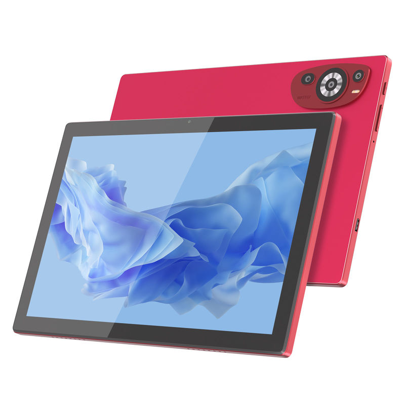 C アイデア 10.1 インチ Android 14 スマート タブレット PC 双SIMとペン CM8200Plus 赤