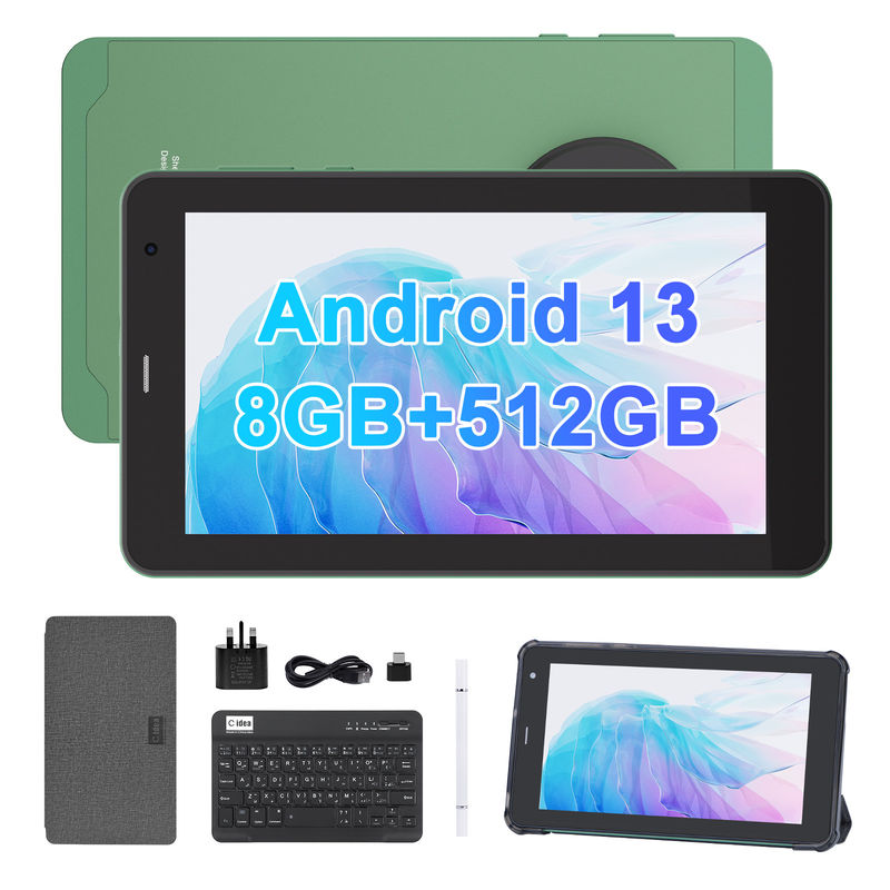 C アイデア 7 インチ タブレット SIM Wifi アンドロイド スマート タブレット PC CM518 Pro グリーン