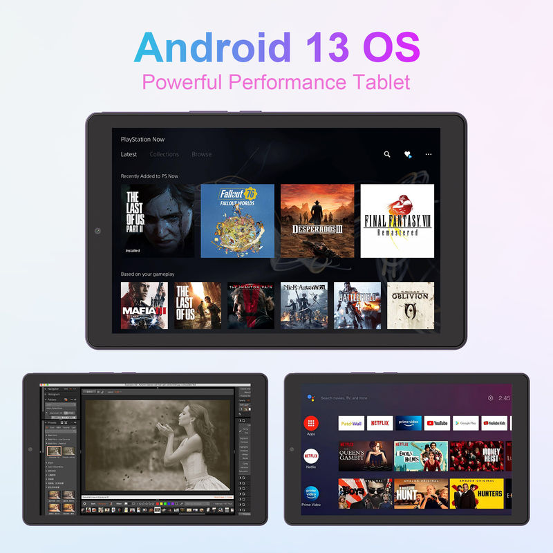 C アイデア 9 インチ タブレット 5MP+8MP ティーンエイジャーの教育タブレット ペン CM935 パープル