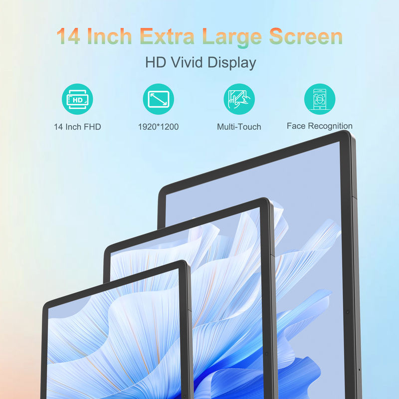 C アイデア 14 インチ タブレット 最新のAndroid タブレットPC 大人向け CM14000プラス ブラック