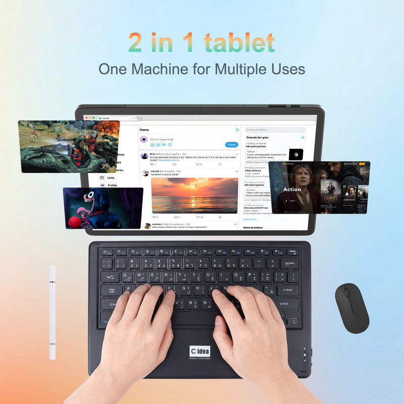 C アイデア 14 インチ タブレット 最新のAndroid タブレットPC 大人向け CM14000プラス ブラック