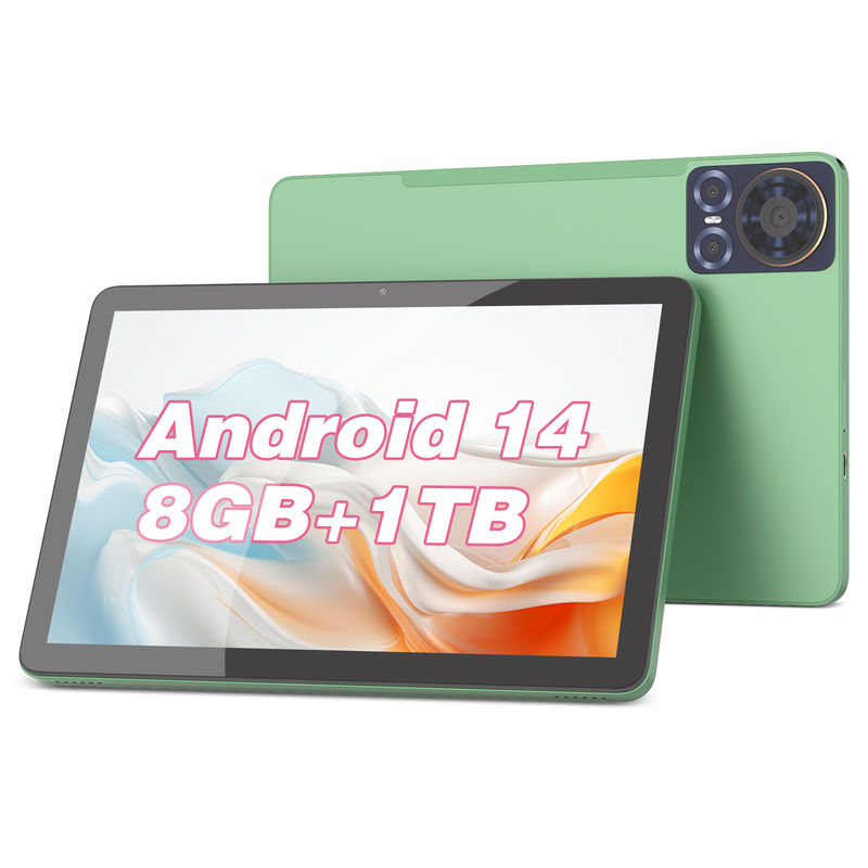 C アイデア 10.1 インチ 5G タブレット シム付き アンドロイド 14 タブレット PC 教育用 CM8300プラス グリーン
