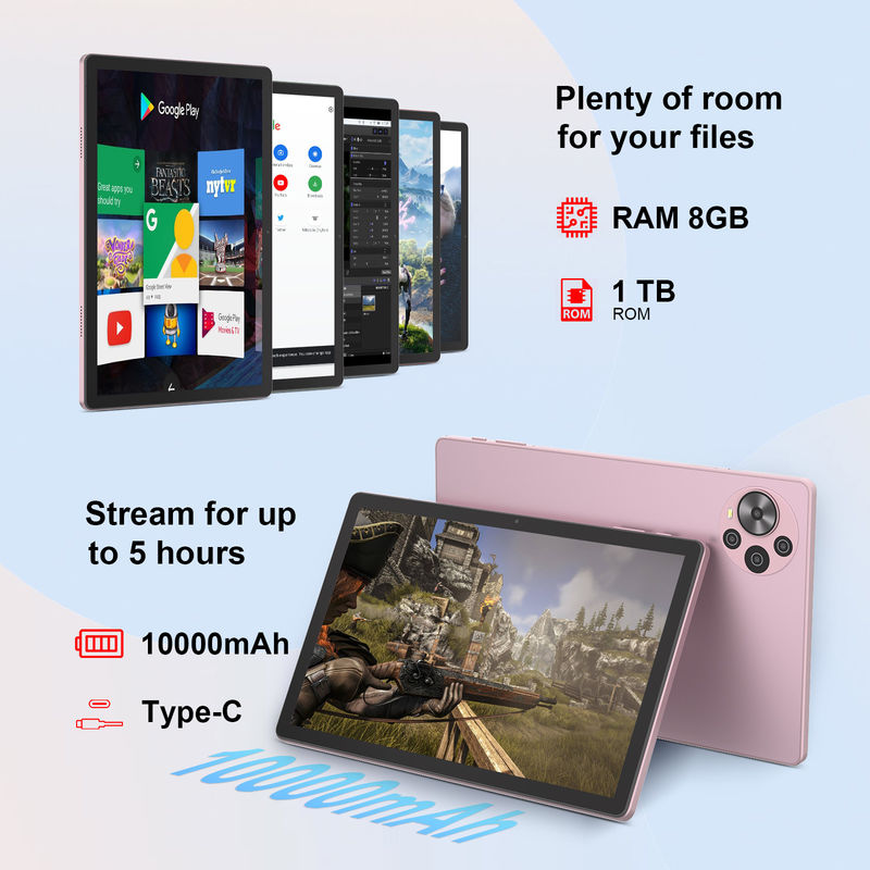 C アイデア 10.36 インチ Android 14 教育用スマートタブレット CM10500 学生用 ピンク