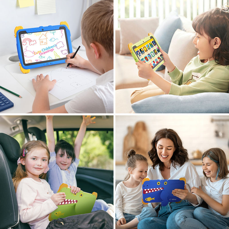 Cアイディア 10.1インチタブレット キッドパッド アンドロイド 15 クアッドコアプロセッサと親子コントロール CM10000プラス