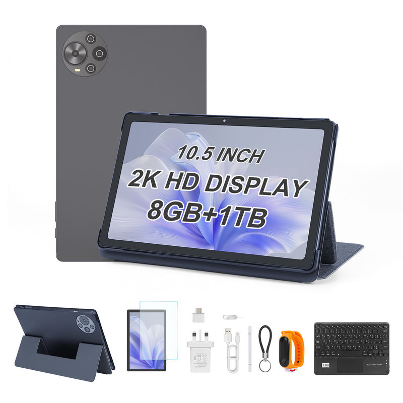 C Idea 10.5インチ タブレットPC 2Kスクリーン 最新Androidタブレット 学生向け Cm10500 Plus グレー