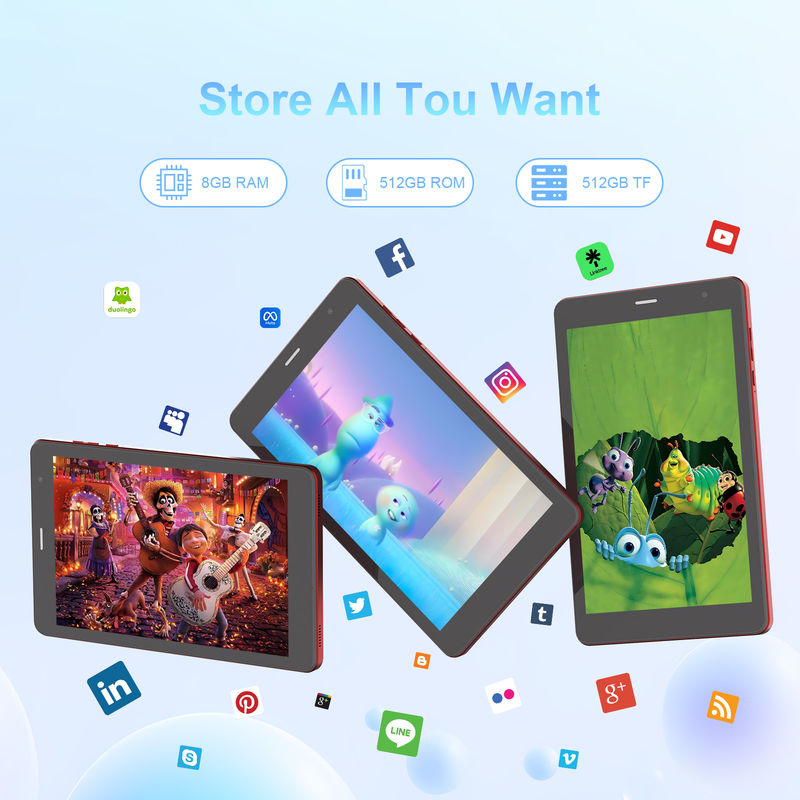C idea MT6750 8コア、8GB RAM、8インチAndroidタブレットPC、SIM搭載、教育用CM817Pro max