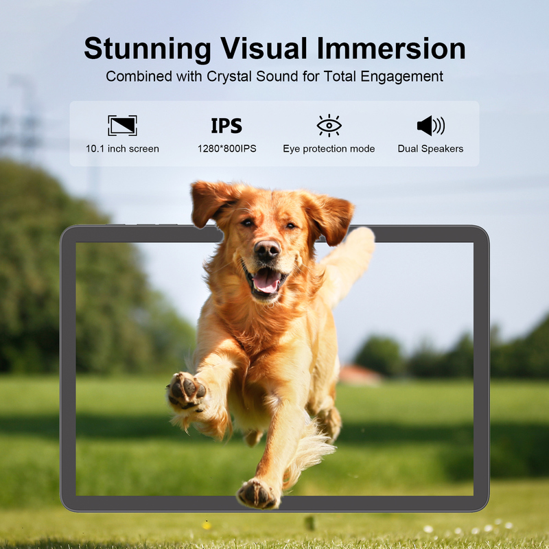 C Idea 10.1インチ タブレットPC Android 15 タブレット キーボードとマウス付き CM8800plus グレー