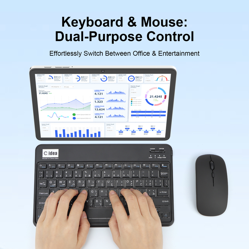 C アイデア 10.1 インチ SIM タブレット WIFI アンドロイド タブレット スタイラスペン CM8800プラス シルバー