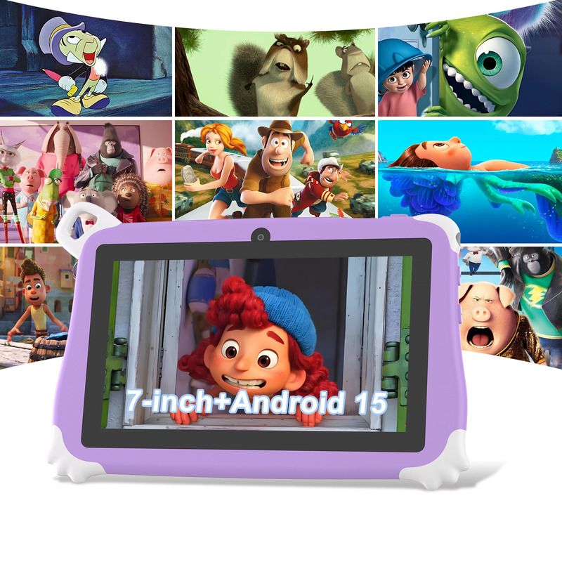 C Idea Android 15 Kids Tablet 8+256GB Educational Tablet Kidspad with Friendly APP CM86 purple