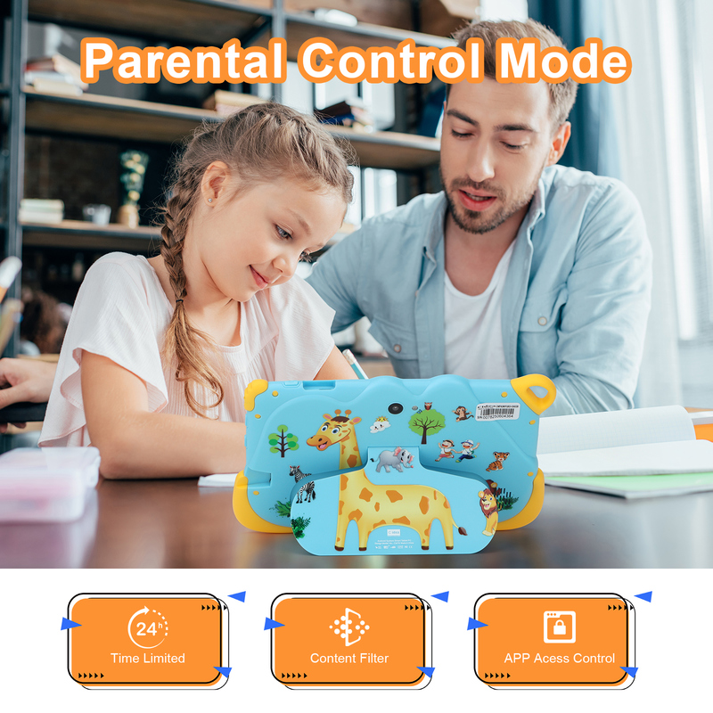 C アイディア 7 インチ Android 15 教育用スマートタブレット CM78 学生用 青