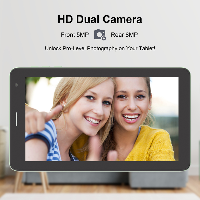 C アイデア 7インチ Wifi タブレット ケース 8+256GB ストレージ クアッドコア プロセッサ 600x1024 IPS タッチスクリーン CM528 グリーン