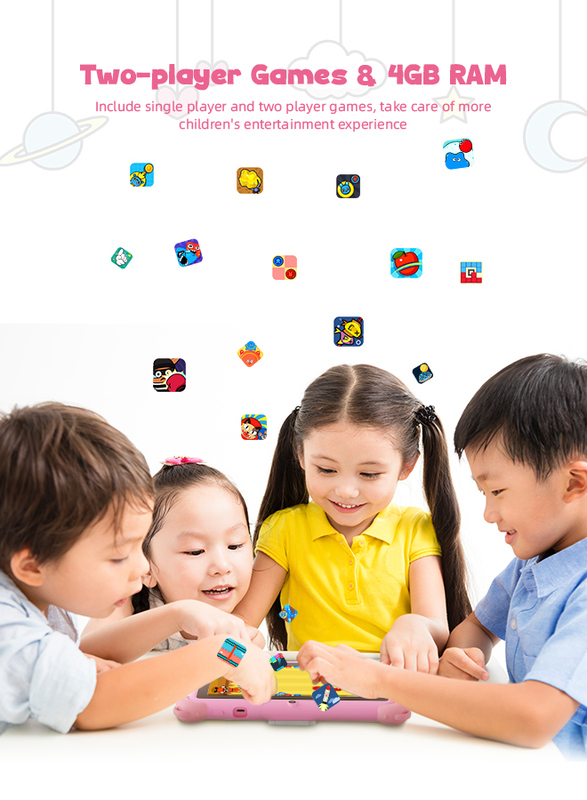 C アイデア 7 インチ アンドロイド 14 教育用スマートタブレット 学生用 CM88ピンク