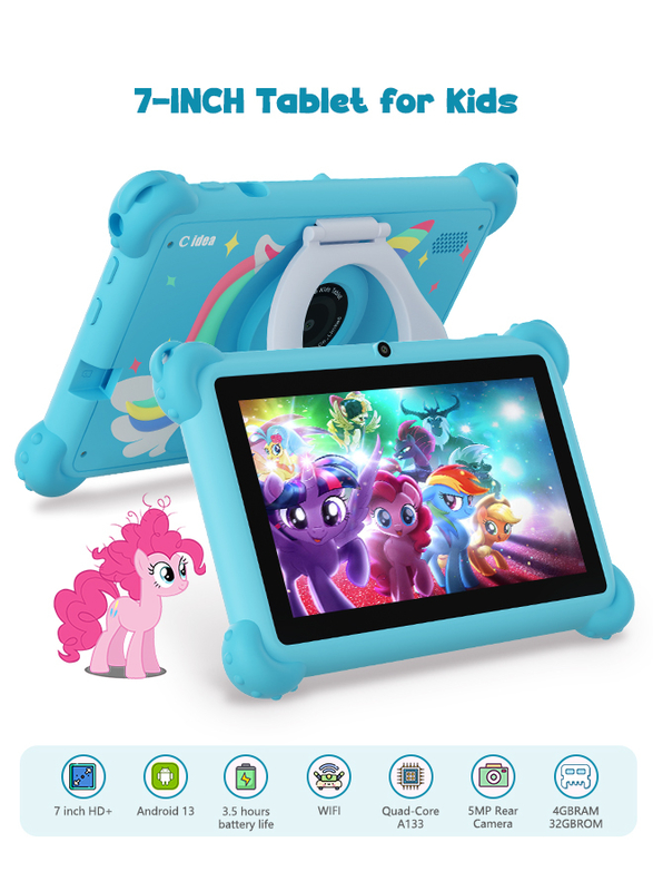 C アイデア 7 インチ アンドロイド 14 教育用スマートタブレット 学生用 CM88 青