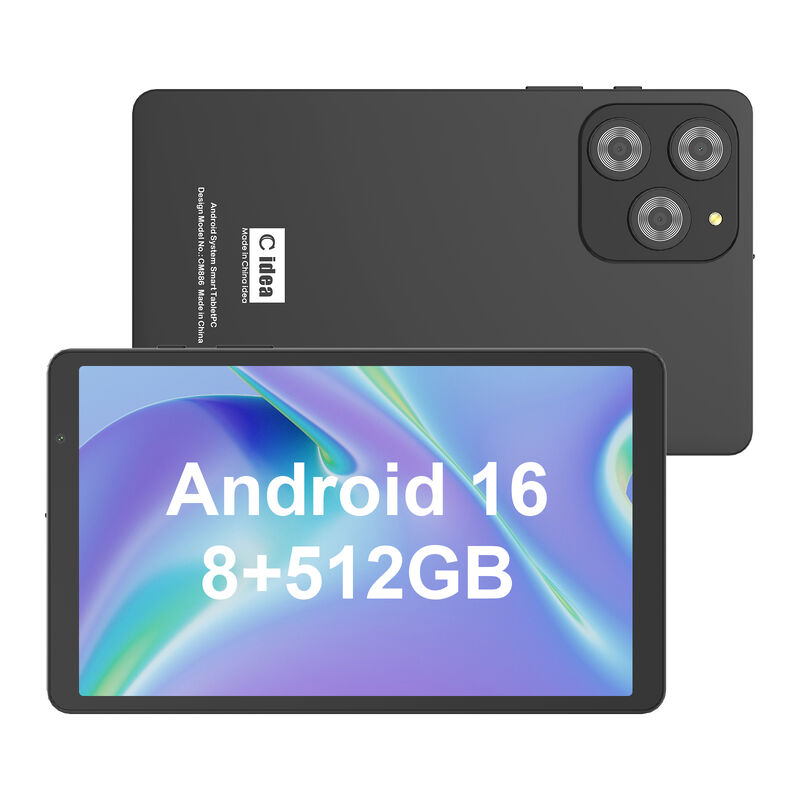 Cアイディア 8インチ スマートタブレット PC キーボード 8GB RAM+512 ROM 800*1340 IPS インセル タッチスクリーン 画面灰 CM866