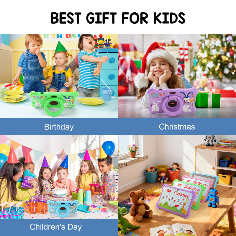 C idea Youth 7 Inch Tablet Android 16 with tf card slot, WiFi,8GB +256GB, 1024*600 CM89