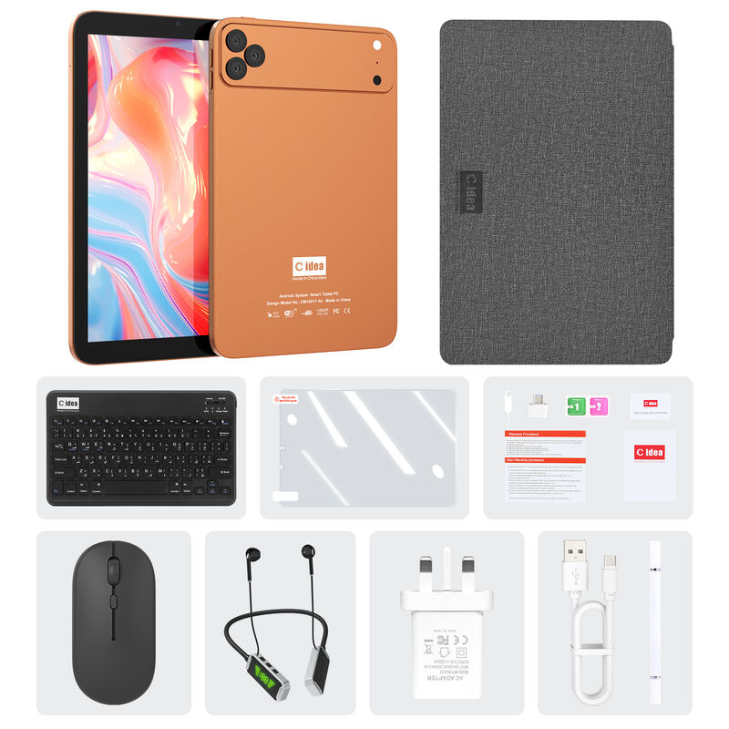 C アイデア 10.1インチ アンドロイドWiFiタッチスクリーン 5Gキーボード 4コア CM10017Air付タブレットPC