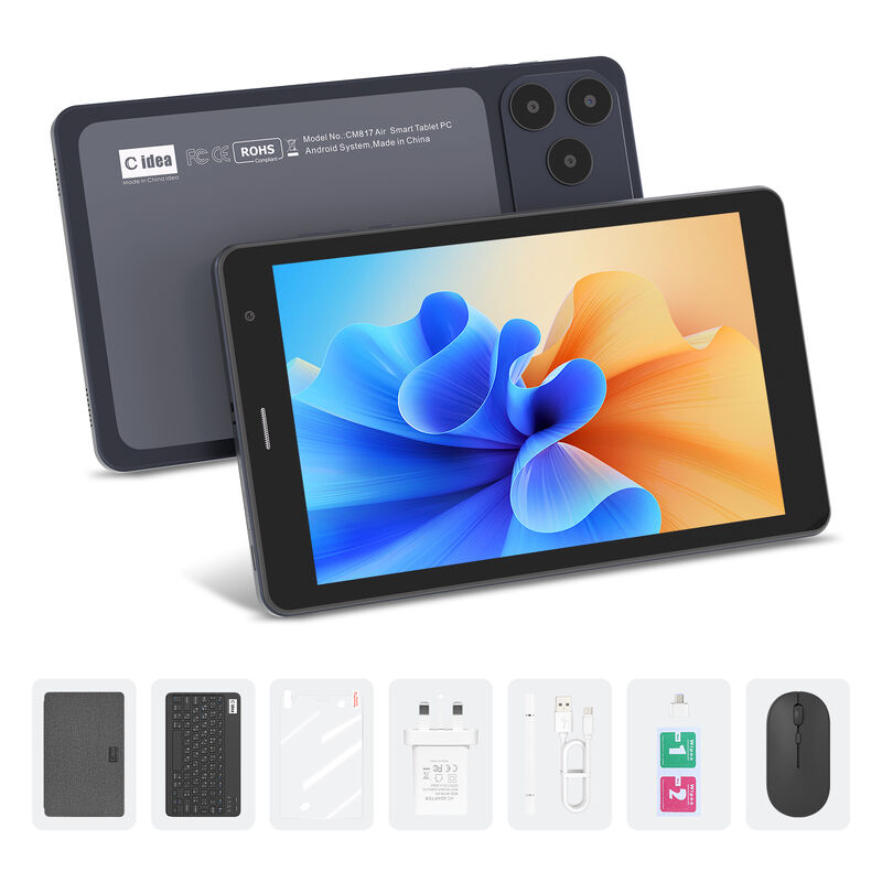 C アイデア 7インチ Wifi タブレット ケース 8+256GB ストレージ クアッドコア プロセッサ 600x1024 IPS タッチスクリーン CM517 エア