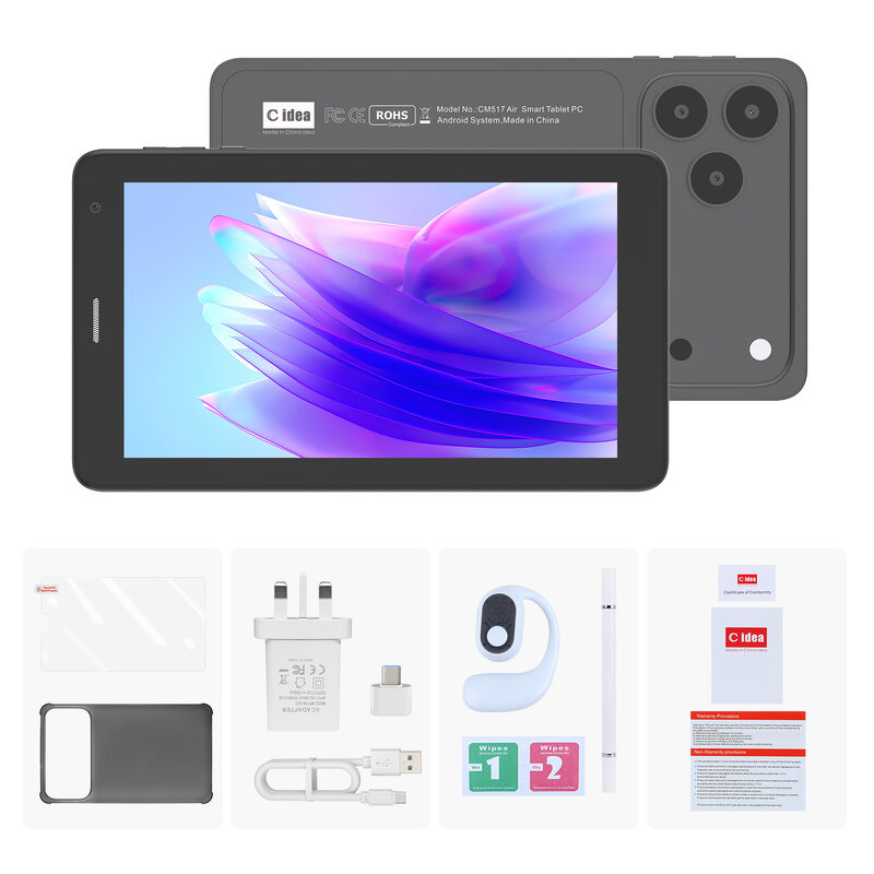C idea 7インチ Android スマートタブレット 8+256GB 8*CortexTm-A53 WiFi タブレット HD タッチスクリーン CM517 air