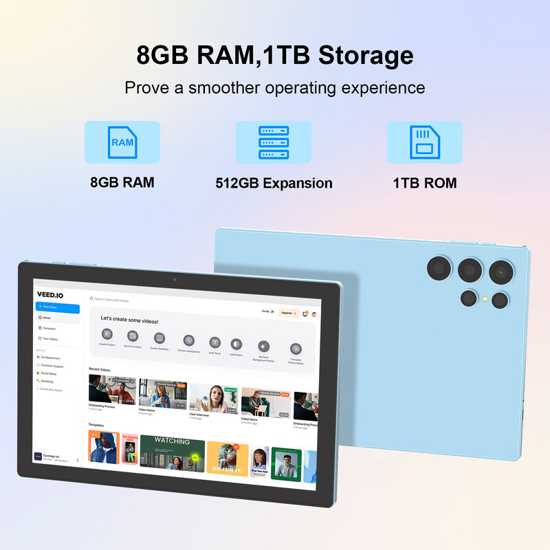 C Idea 10.1インチタブレットPC Qualcomm Androidタブレット 教育用 CM9000ultra ブルー