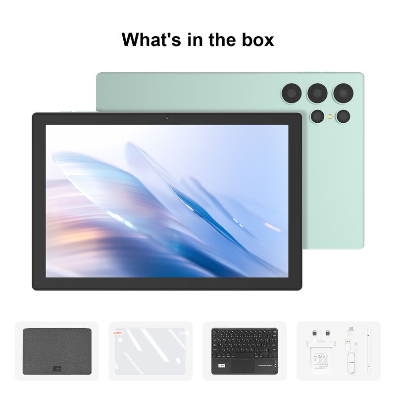 C アイデア 10インチ アンドロイド タブレット スナップドラゴン CPU 学生用キーボード CM9000ultra Green