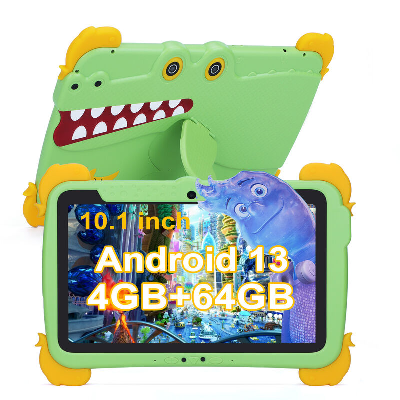 C アイデア キッズ タブ 10.1インチ Android 13 タブレット 子供用 4GB RAM 64GB ROM 保護眼 タッチスクリーン 3-8歳