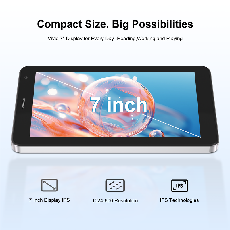C idea 7インチ Android スマートタブレット 8+256GB 8*CortexTm-A53 WiFi タブレット HD タッチスクリーン CM517 air