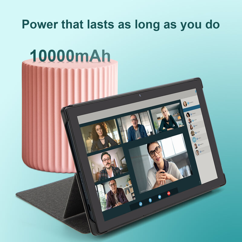 C Idea 10.1 インチ タブレット PC デュアルカメラ Wi-Fi HD 容量性スクリーン解像度 8GB RAM 1TB ROM エンターテイメントおよびビジネス用途 (ブラック)