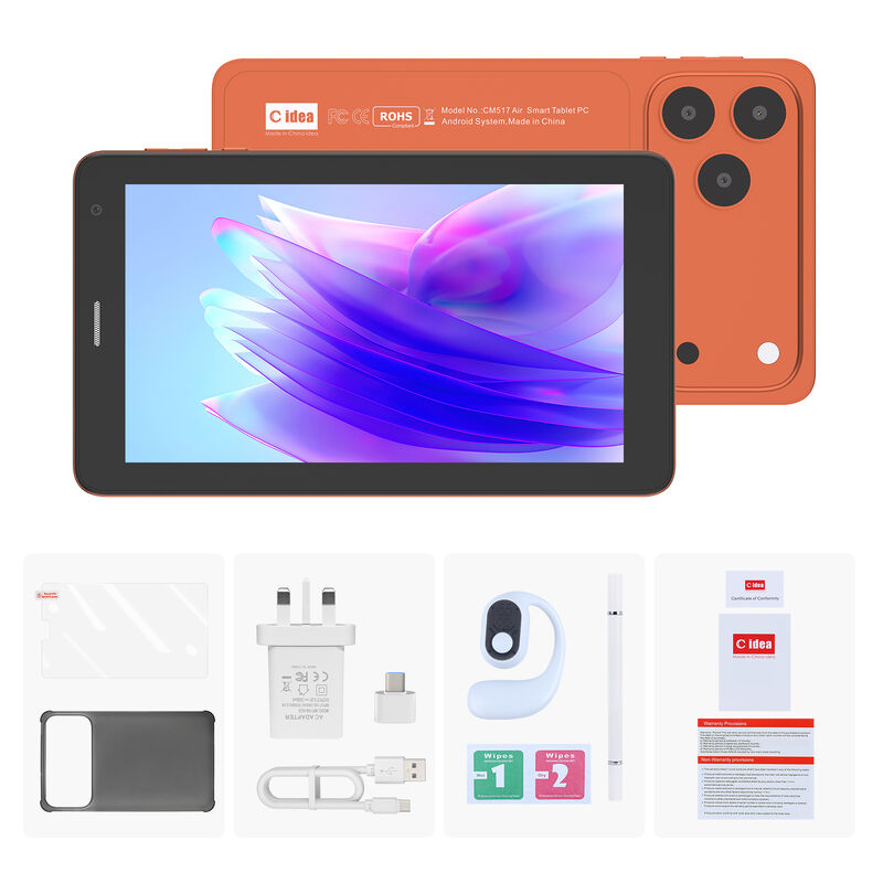 C アイデア CM517 エア 7 インチ タブレット PC アンドロイド 16 クアルコム プロセッサ HD 容量画面 保護カバー