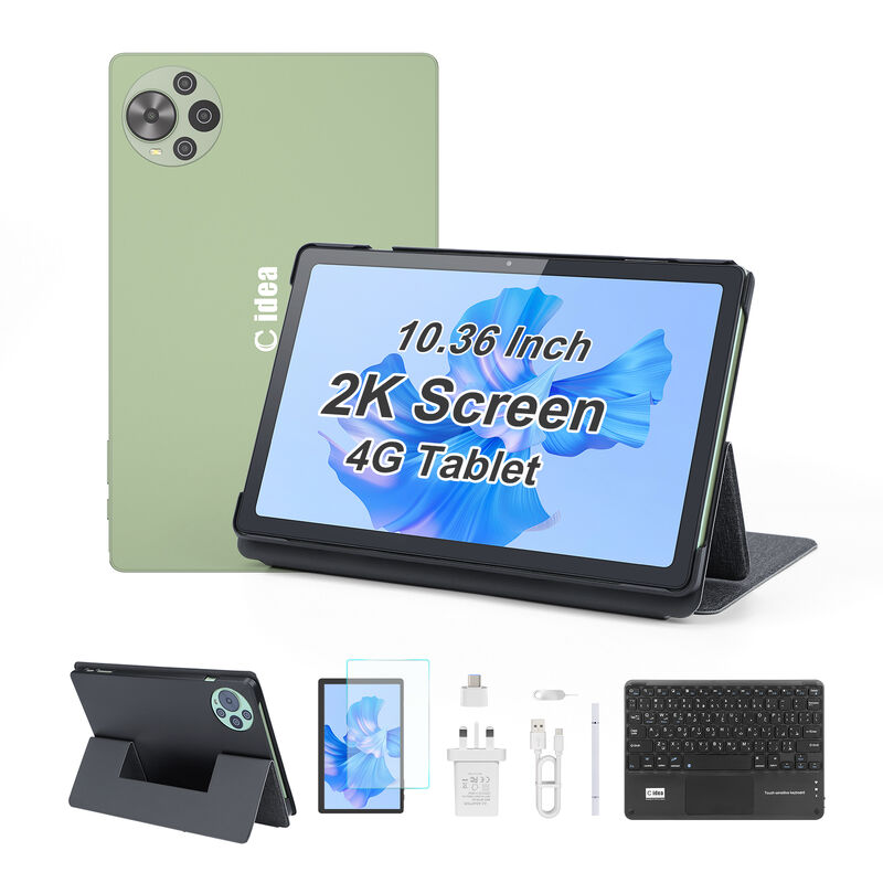 C Idea 10.36 インチ 2K スクリーン タブレット PC Android 16 オクタコア キーボードとスタンド付き ビジネス タブレット (R1036)