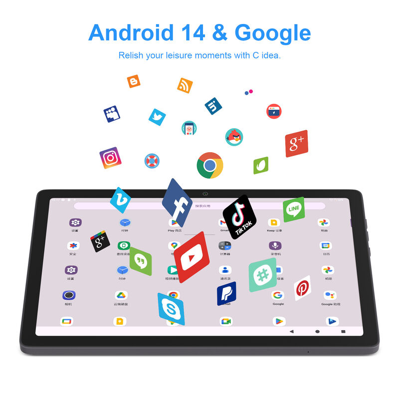 C アイデア 10.59 インチ 8GB RAM 128GB ROM タブレット PC アンドロイド 16 オクタコア デュアルカメラ WiFi ビジネス タブレット (P1350)