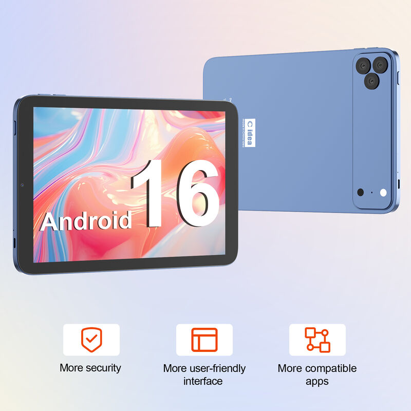 C アイデア ODM/OEM 10.1 インチ アンドロイド 16 ビジネス タブレット PC 8GB RAM 1TB ストレージ Wi-Fi FHD タッチスクリーン (CM10017 エアブルー)